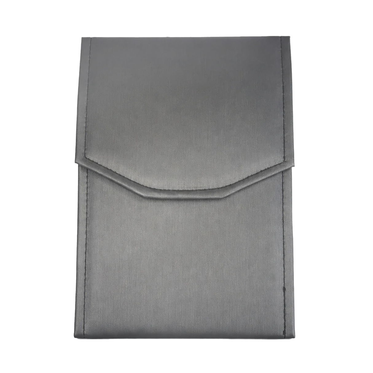 Steel Grey Leatherette Jewelry Necklace Pearl Presentation Folder