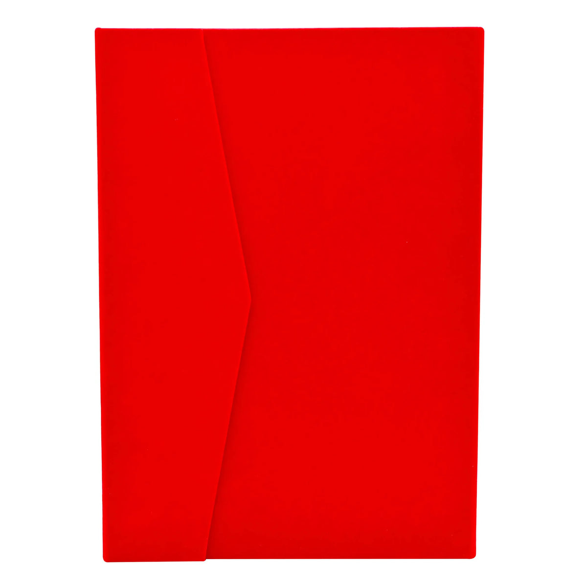 Large Red Velvet Tri-Fold Necklace & Earring Presentation Box