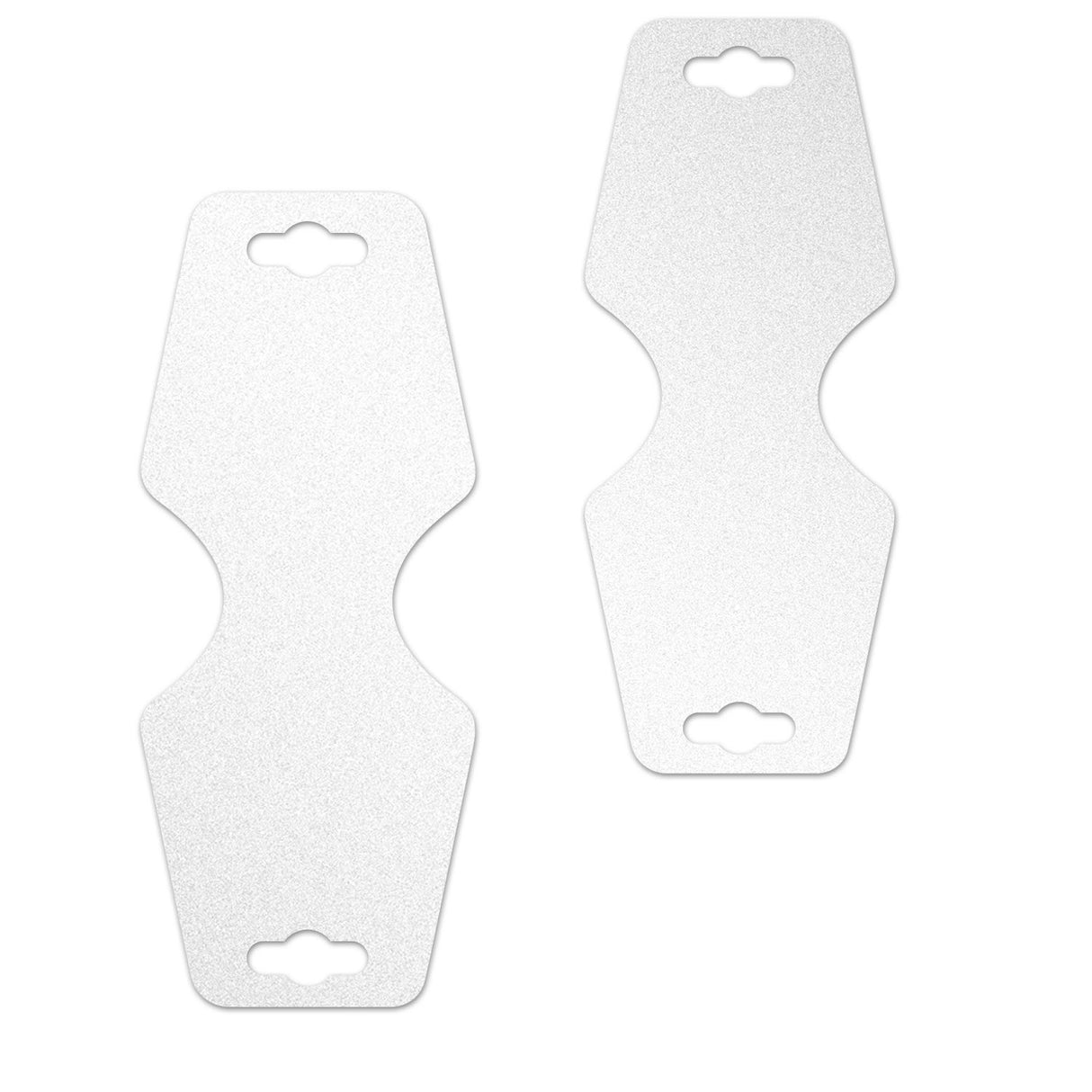 Shimmer White Folding Necklace / Bracelet Card 2-1/2" x 5"