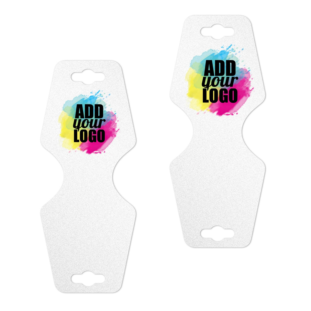 Shimmer White Folding Necklace / Bracelet Card 2-1/2" x 5"