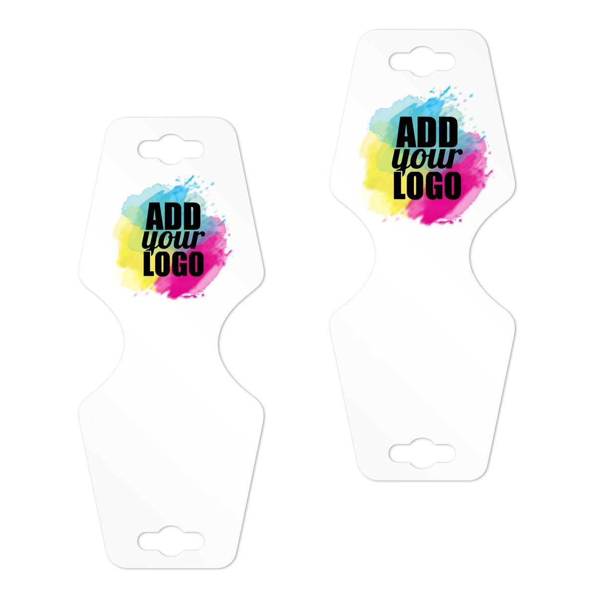 Matte White Folding Necklace / Bracelet Card 2-1/2" x 5"