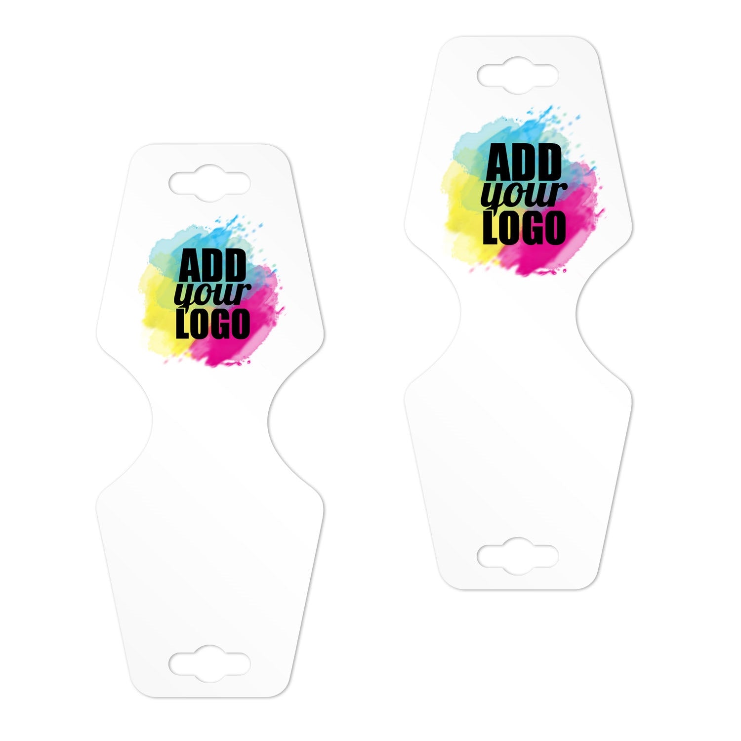 Matte White Folding Necklace / Bracelet Card 2-1/2" x 5"