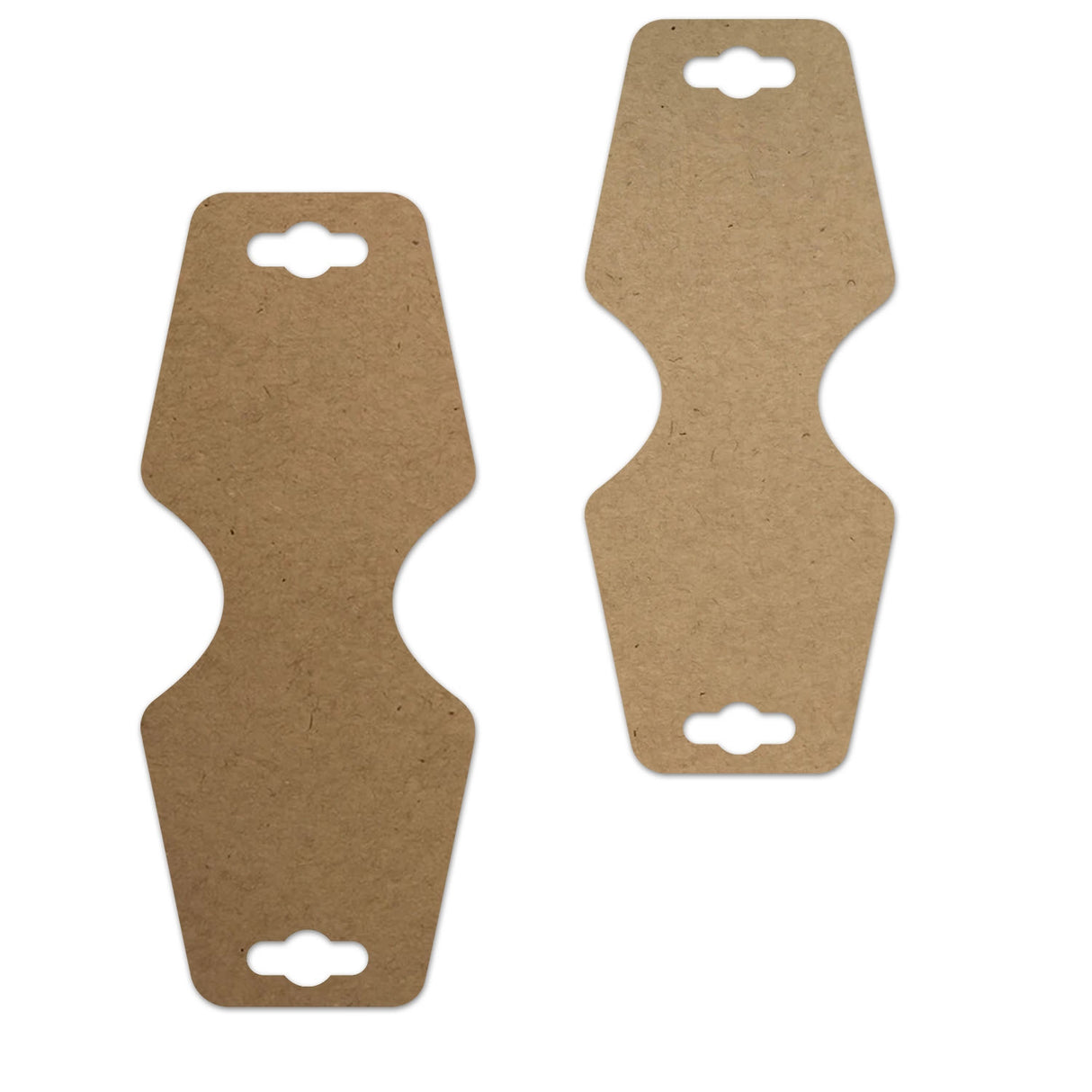 Kraft Folding Necklace / Bracelet Card 2-1/2" x 5"