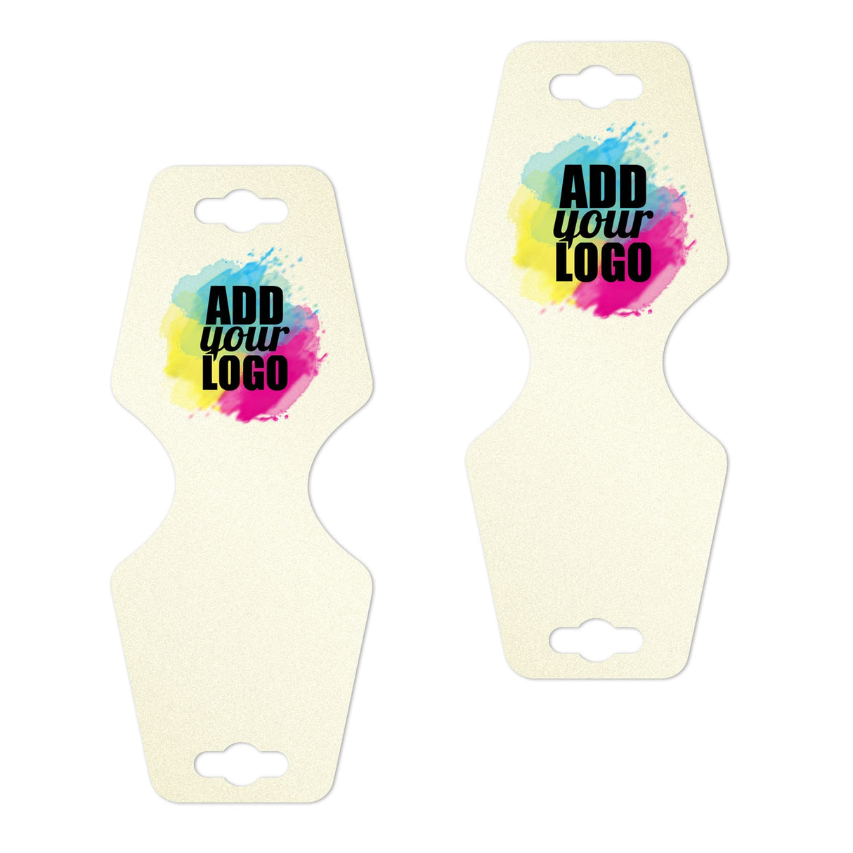 Shimmer White Gold Folding Necklace / Bracelet Card 2-1/2" x 5"