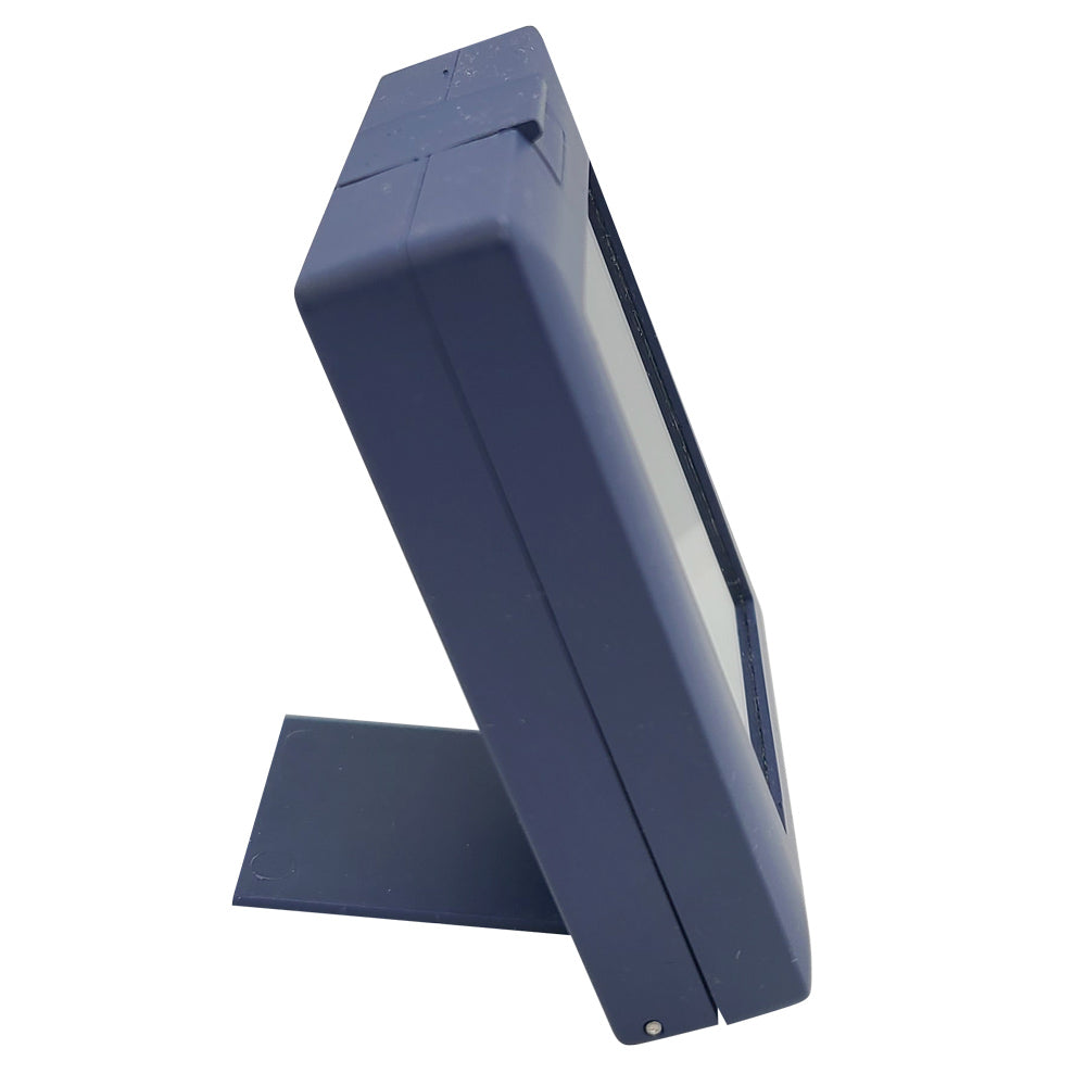 Blue Plastic Glass Top Gemstone Display Box