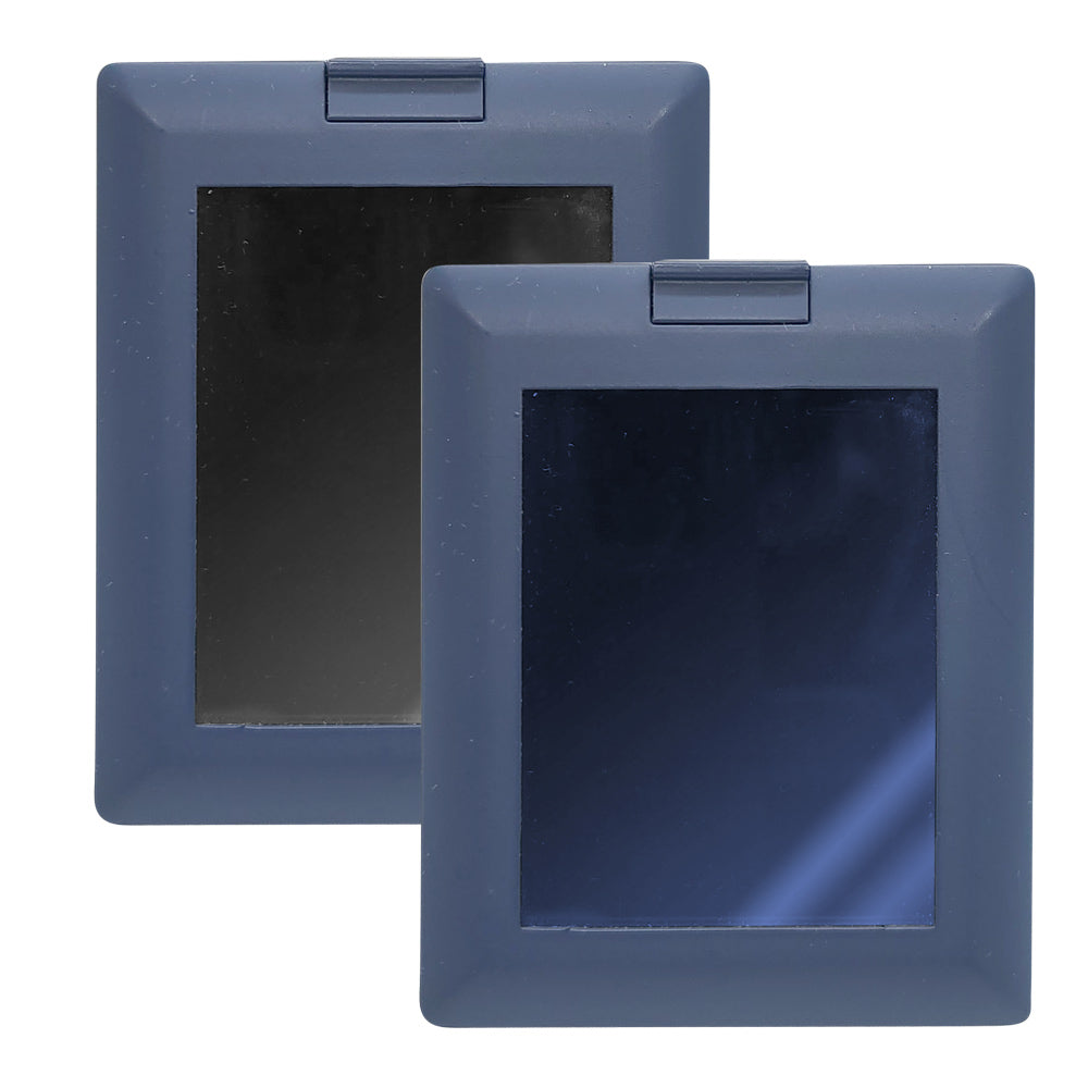 Blue Plastic Glass Top Gemstone Display Box