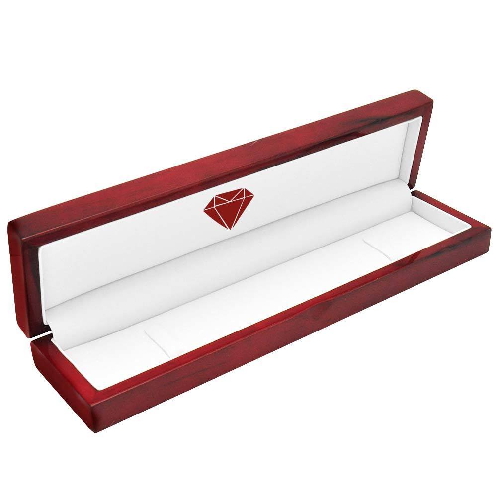 Red Rosewood Jewelry Bracelet / Watch Gift Packaging Boxes