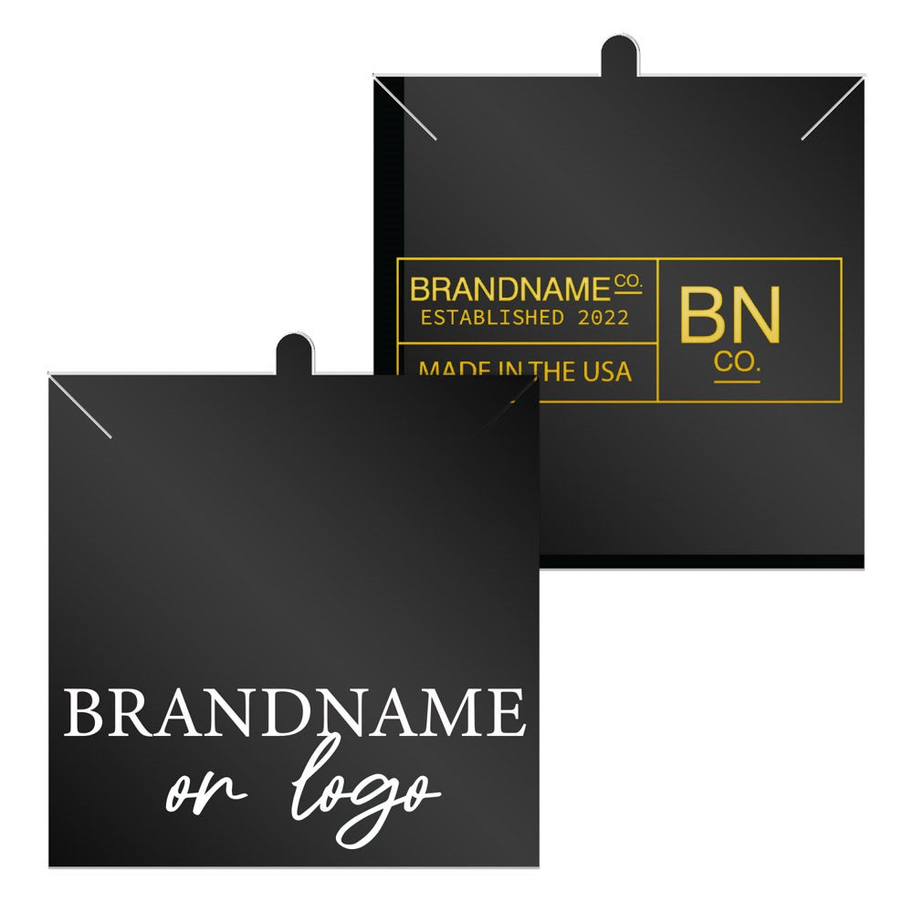 Black Necklace 3-2/5" x 3-2/5"