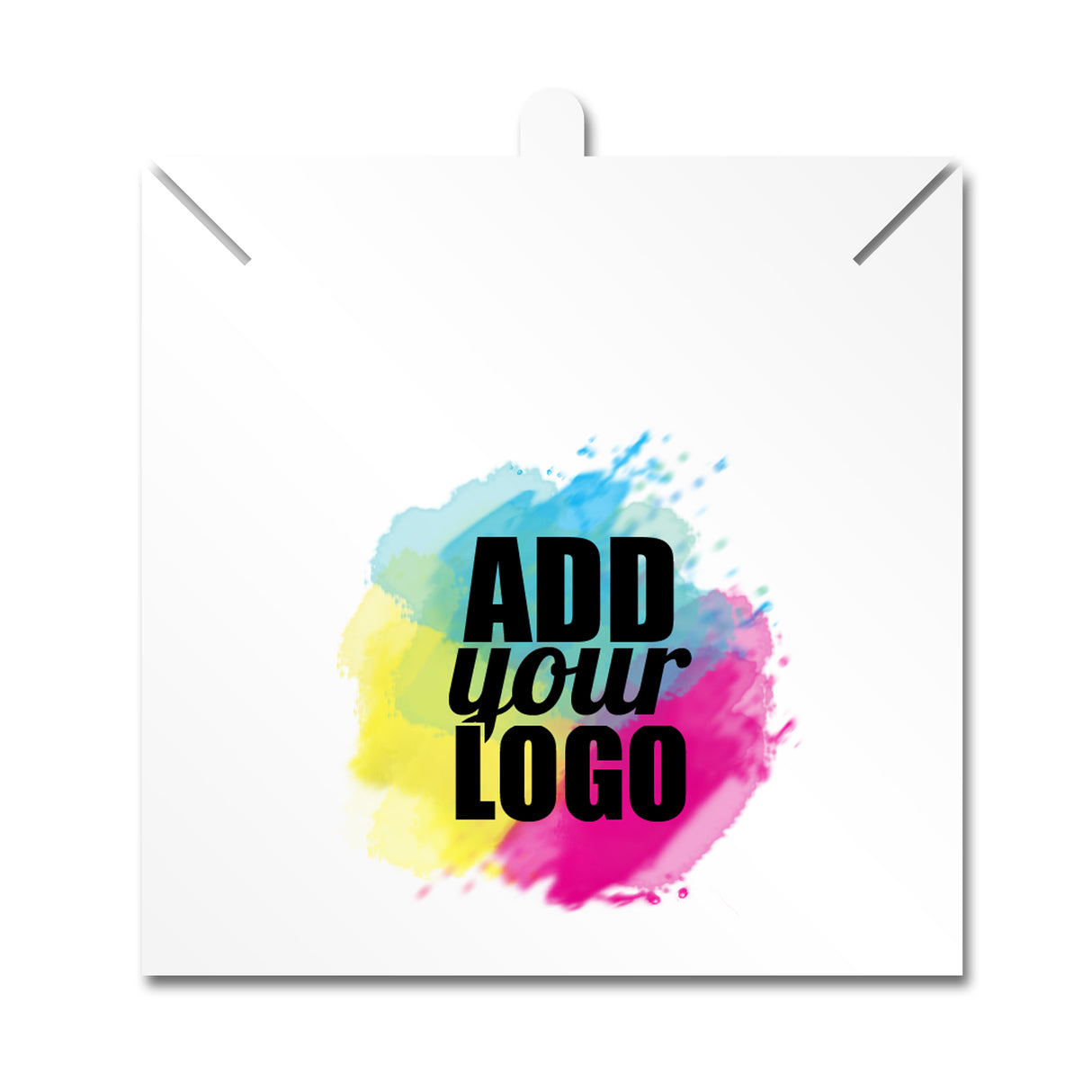 Matte White Necklace 3-2/5" x 3-2/5"