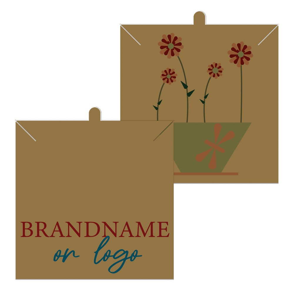 Kraft Necklace 3-2/5" x 3-2/5"