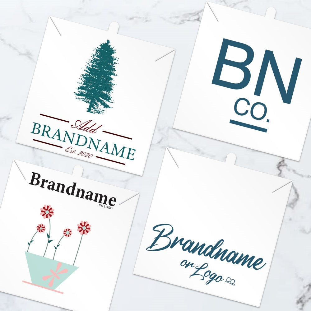 Glossy White Necklace 3-2/5" x 3-2/5"