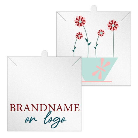 Shimmer White Necklace 3-2/5" x 3-2/5"