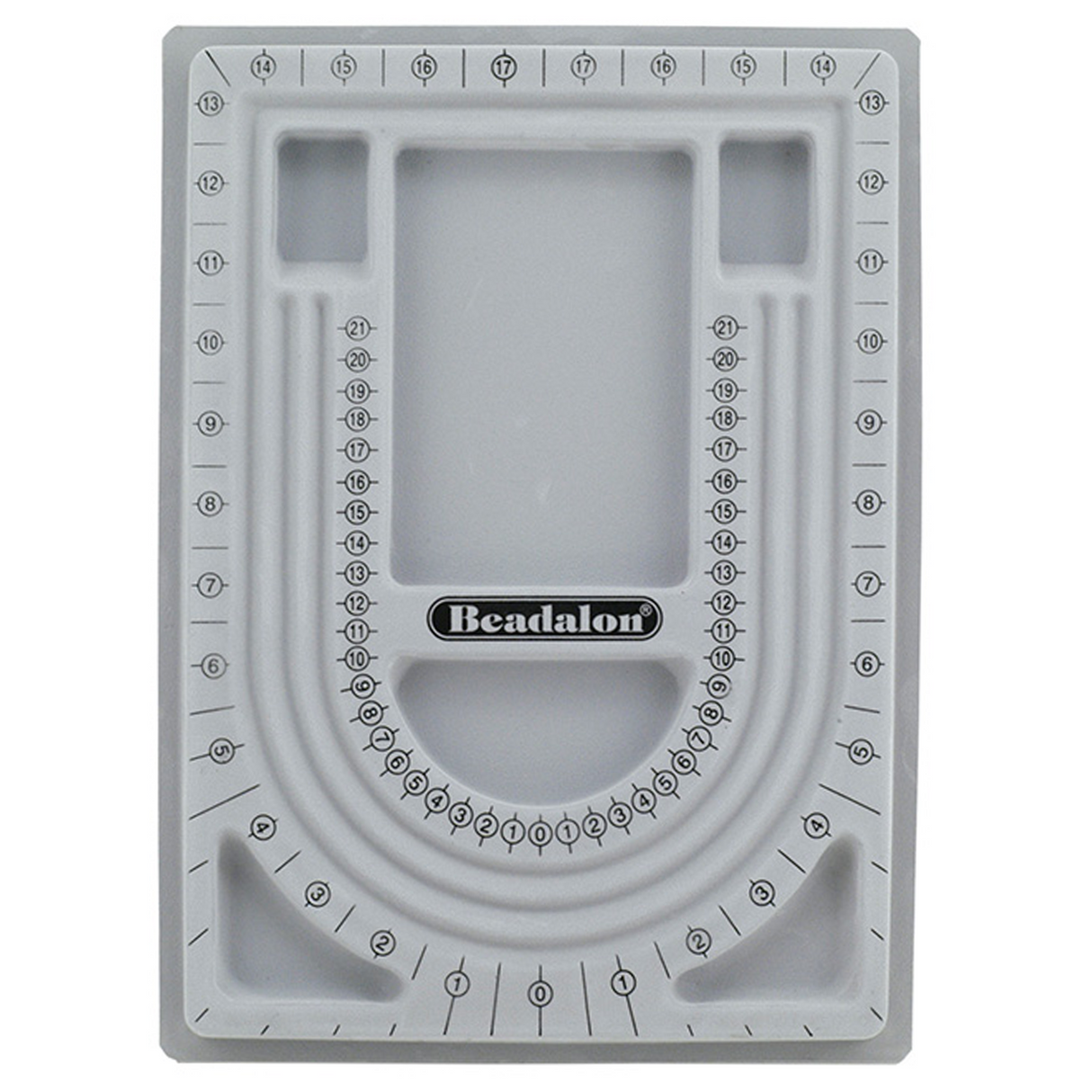 Bead Design Board – Gray Flocked | 9 x 13 in (23 x 33 cm)