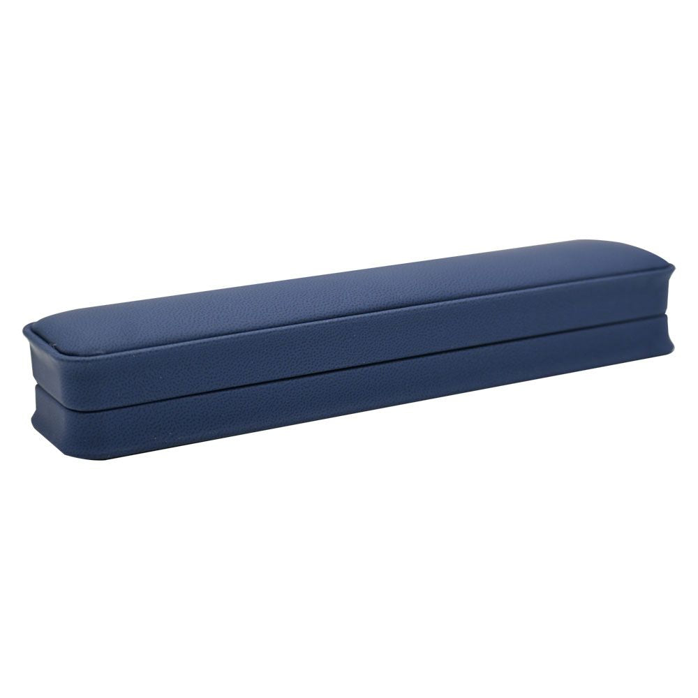 Navy Blue Leatherette Jewelry Bracelet Box
