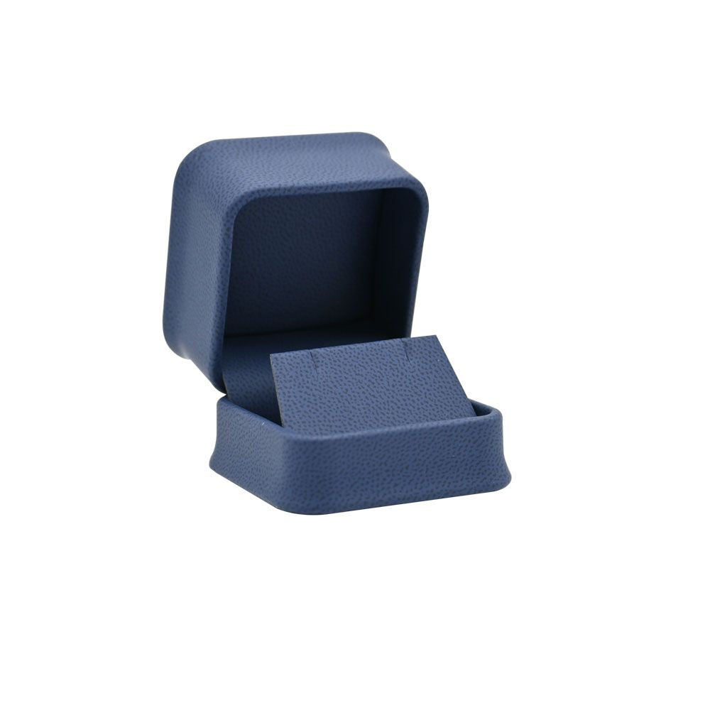 Navy Blue Leatherette Jewelry Earring Gift Boxes