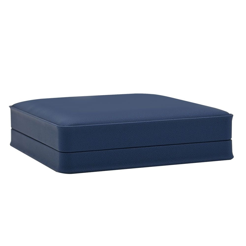 Navy Blue Leatherette Jewelry Necklace or Chain Boxes