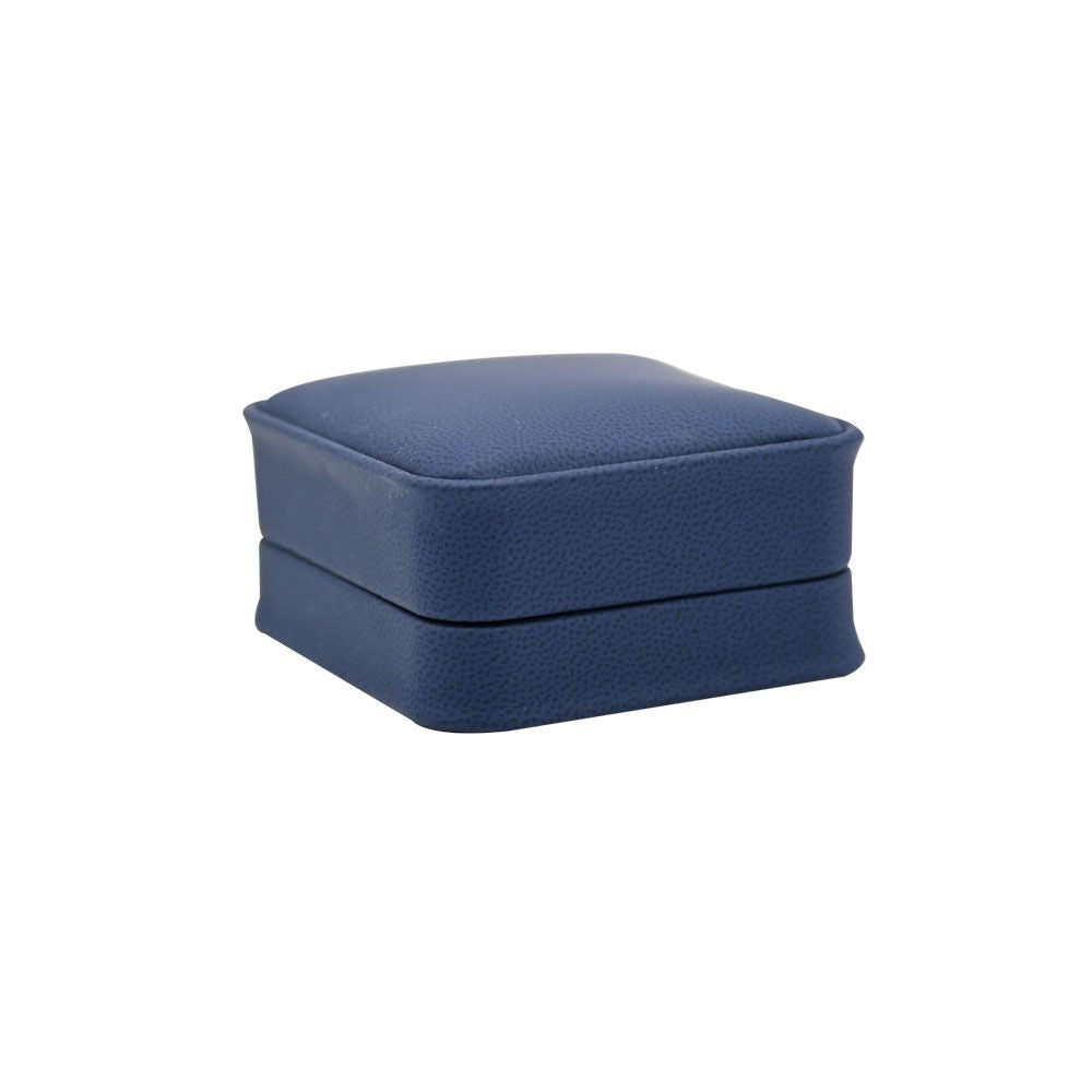 Navy Blue Leatherette Jewelry Pendant Gift Boxes