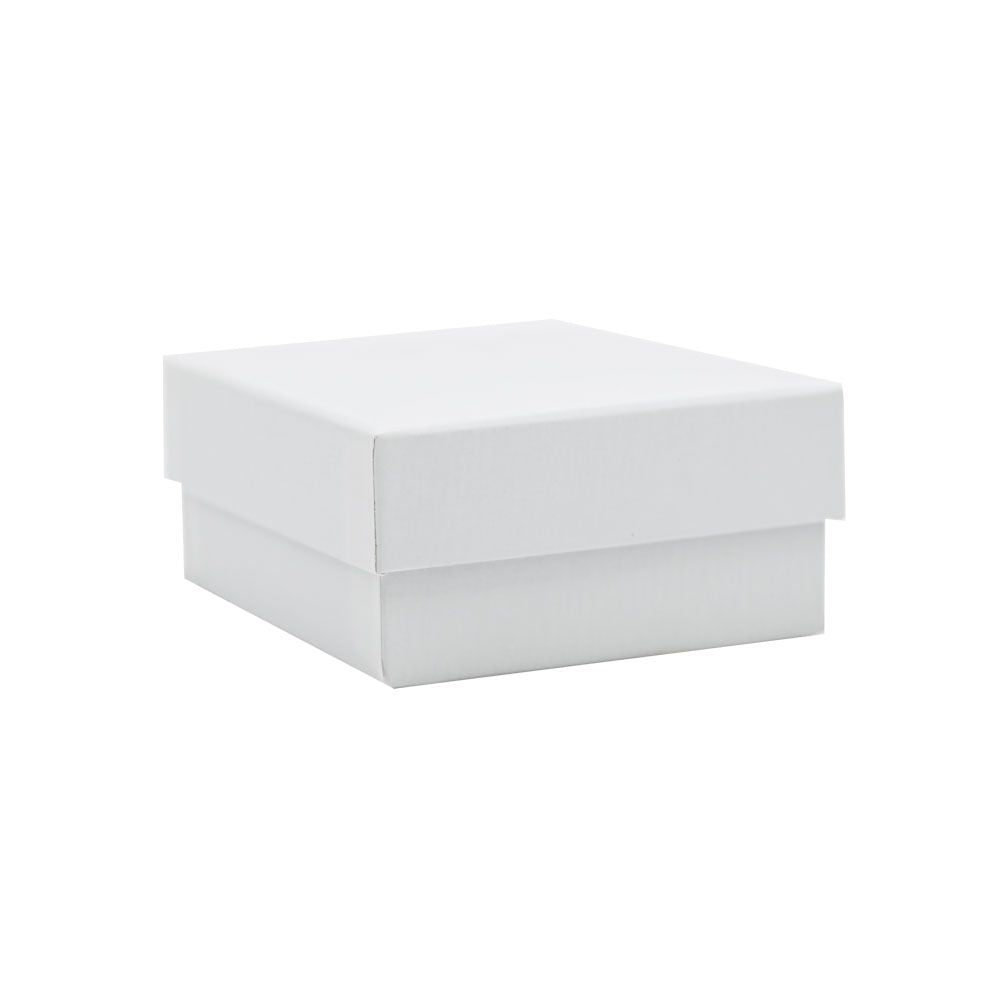 Tan Burlap and Faux Natural Wood Earring / Pendant Boxes