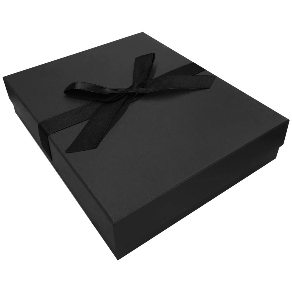 Silver Luna Leatherette Jewelry Necklace Boxes