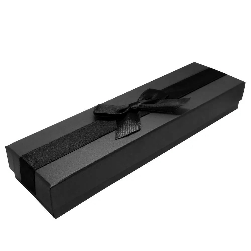 Silver Luna Leatherette Jewelry Bracelet / Watch Gift Boxes