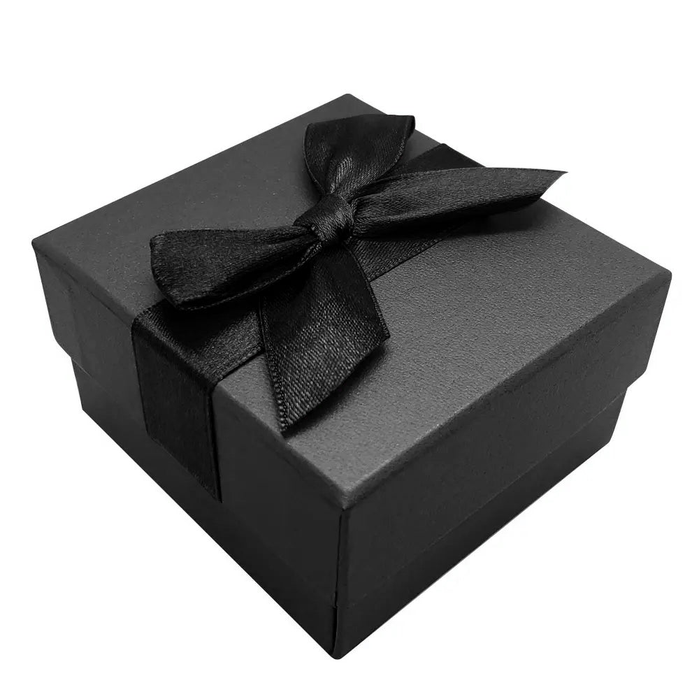 Luxury Silver Luna Leatherette Jewelry Pendant Gift Boxes