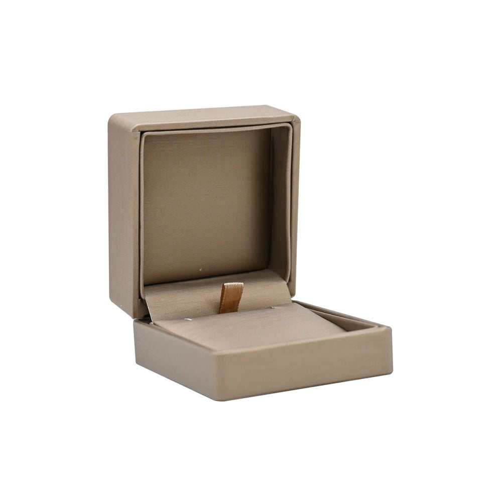 Luxury Bronze Leatherette Jewelry Pendant Gift Boxes
