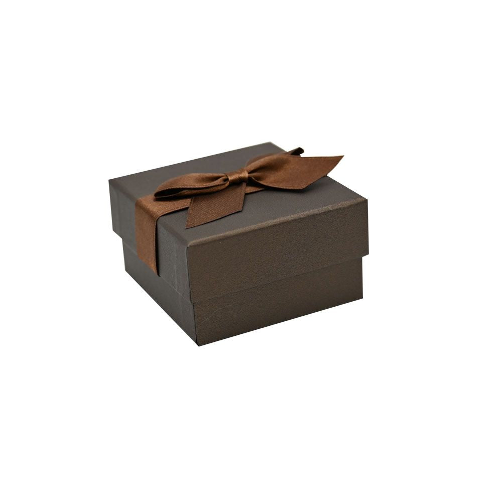 Luxury Bronze Leatherette Jewelry Pendant Gift Boxes
