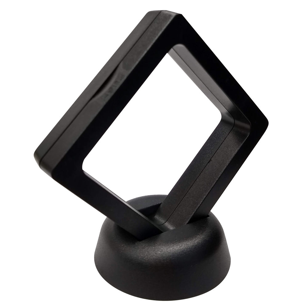 Black Plastic with Clear Center Jewelry Earring and Gemstone Display Box