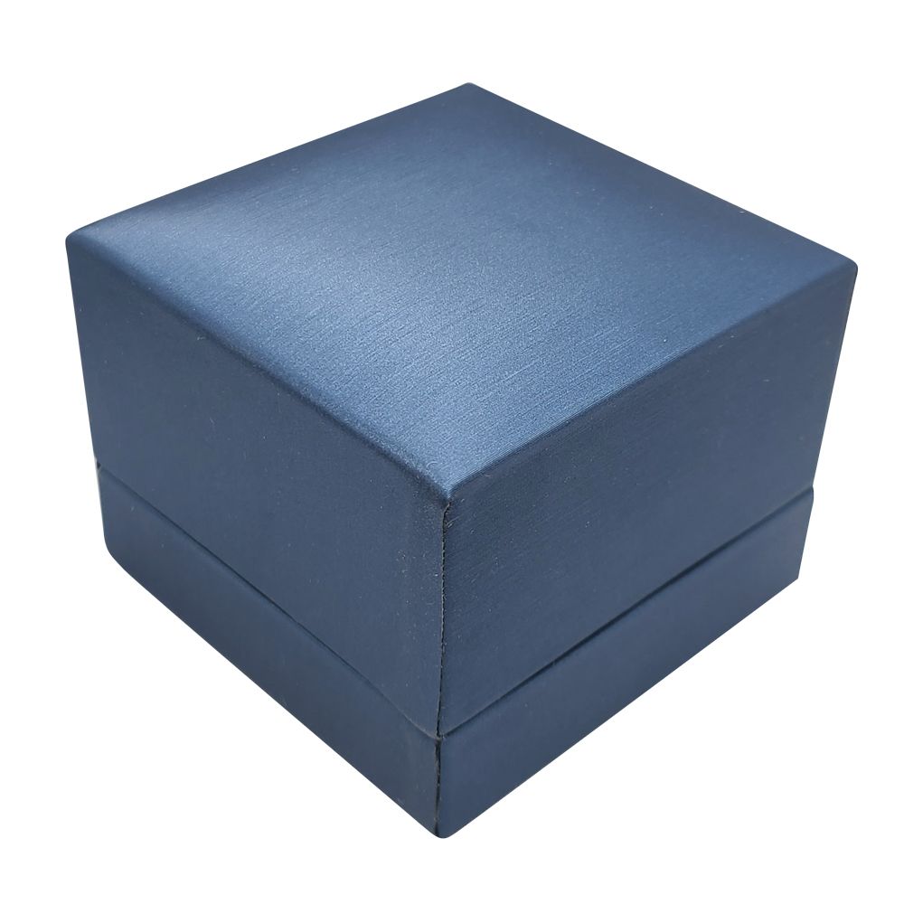 LED Large Blue Leatherette Pendant Box
