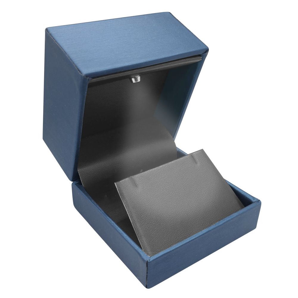 LED Large Blue Leatherette Pendant Box