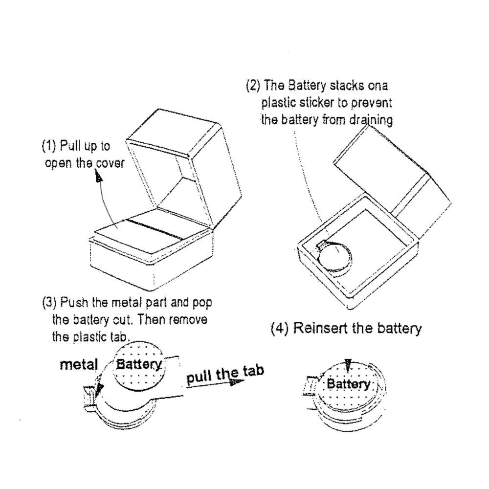 LED Blue Leatherette Ring Box Lighted