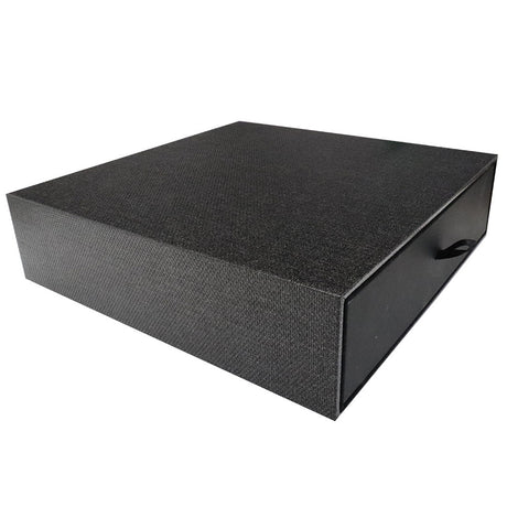 Metallic Grey Slider Large Necklace Box