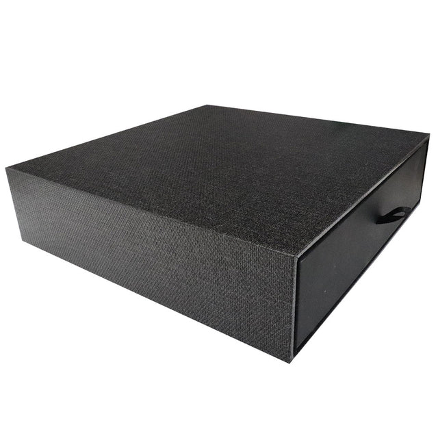 Metallic Grey Slider Large Necklace Box