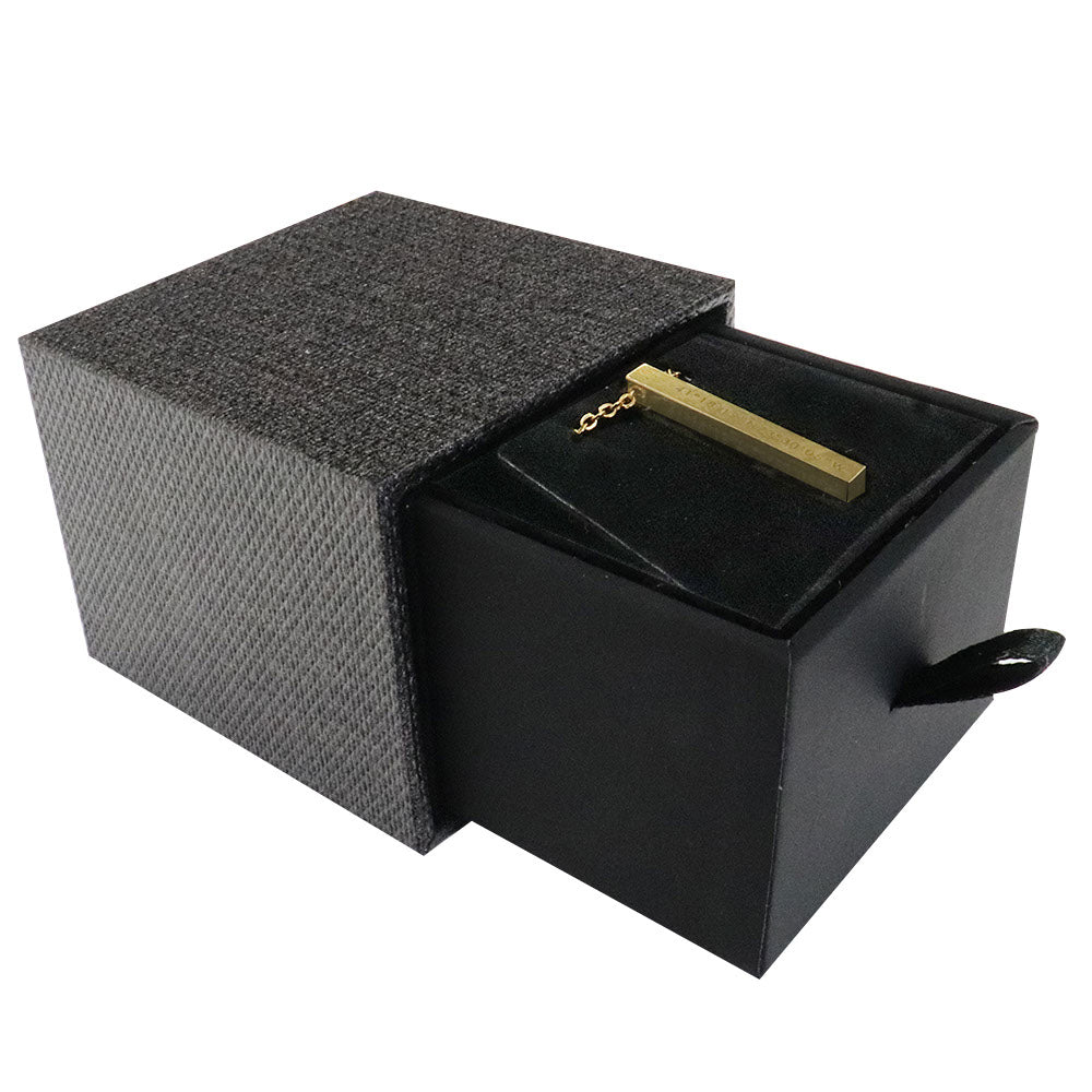 Metallic Grey Slider Earring Box