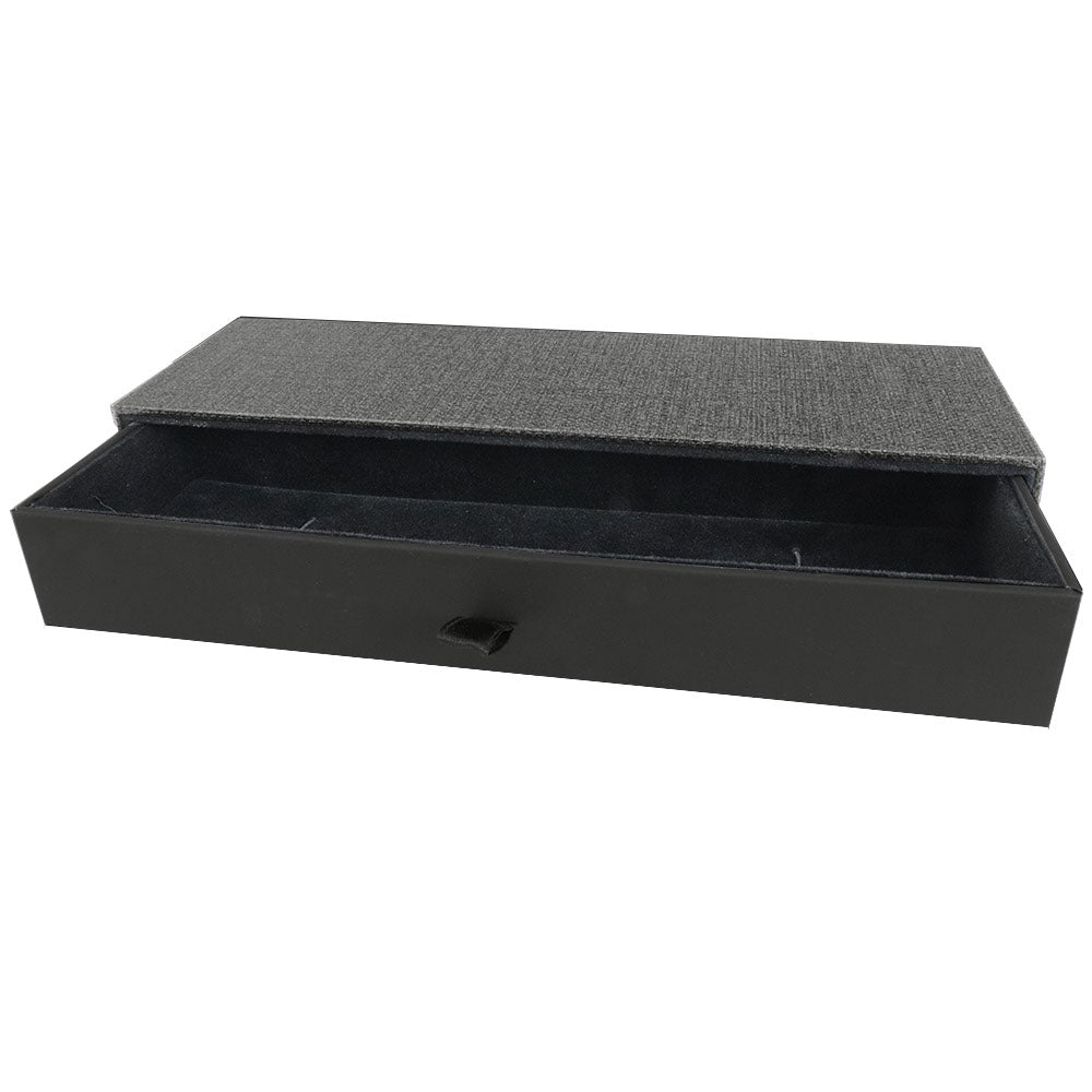 Metallic Grey Slider Bracelet Box