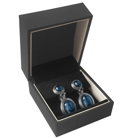 Midnight Black Velvet Pendant/Earring Box