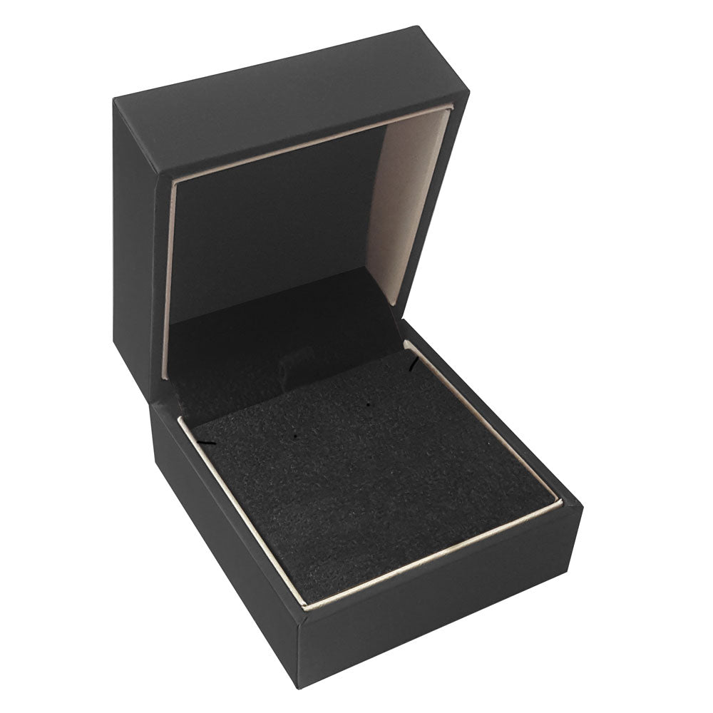 Midnight Black Velvet Pendant/Earring Box