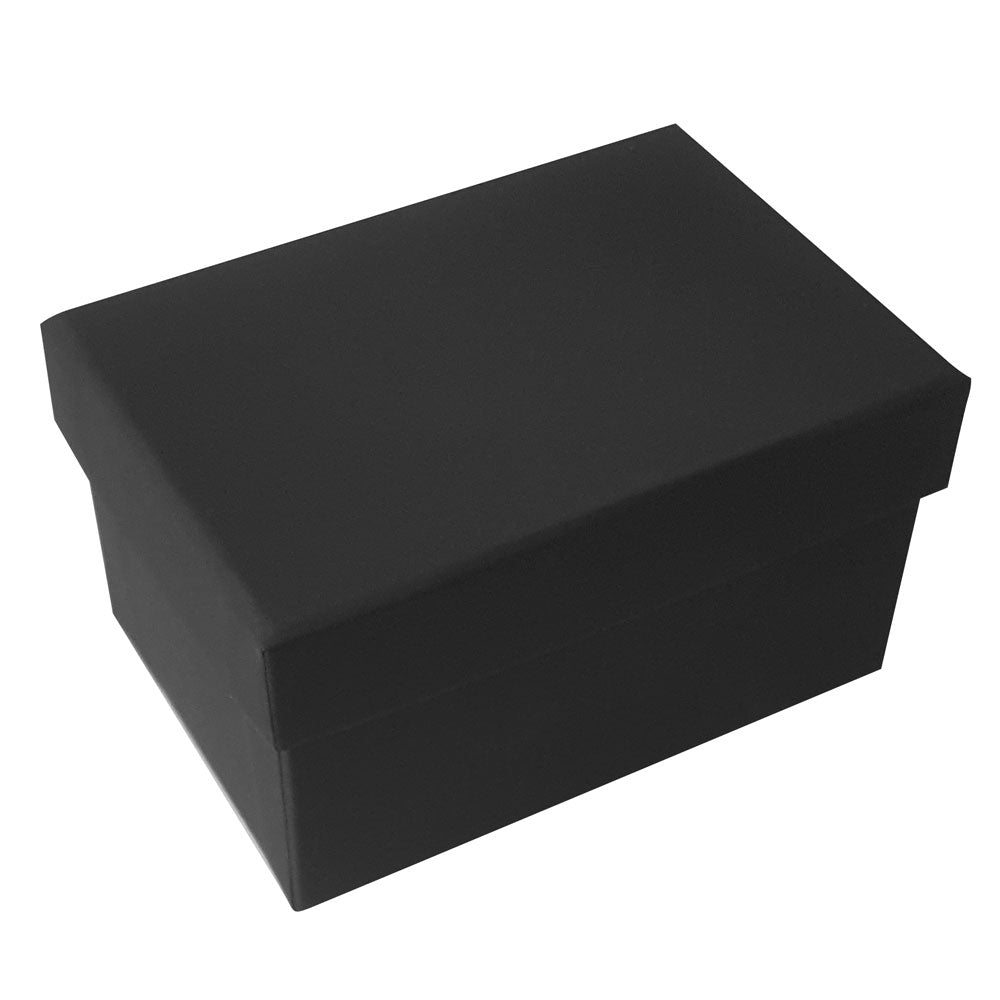 Midnight Black Velvet Ring Box