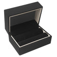 Midnight Black Velvet Ring Box