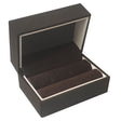 Mahogany Brown Dual Ring Box