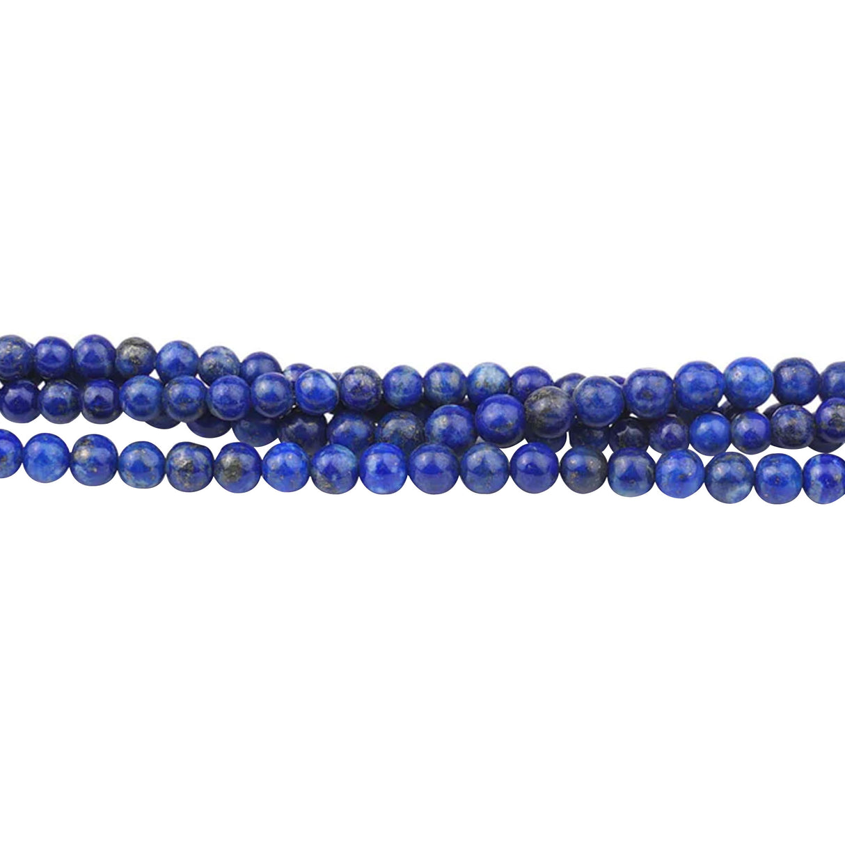 Lapis Lazuli Round Beads 4mm A Grade | Natural Gemstone Strand