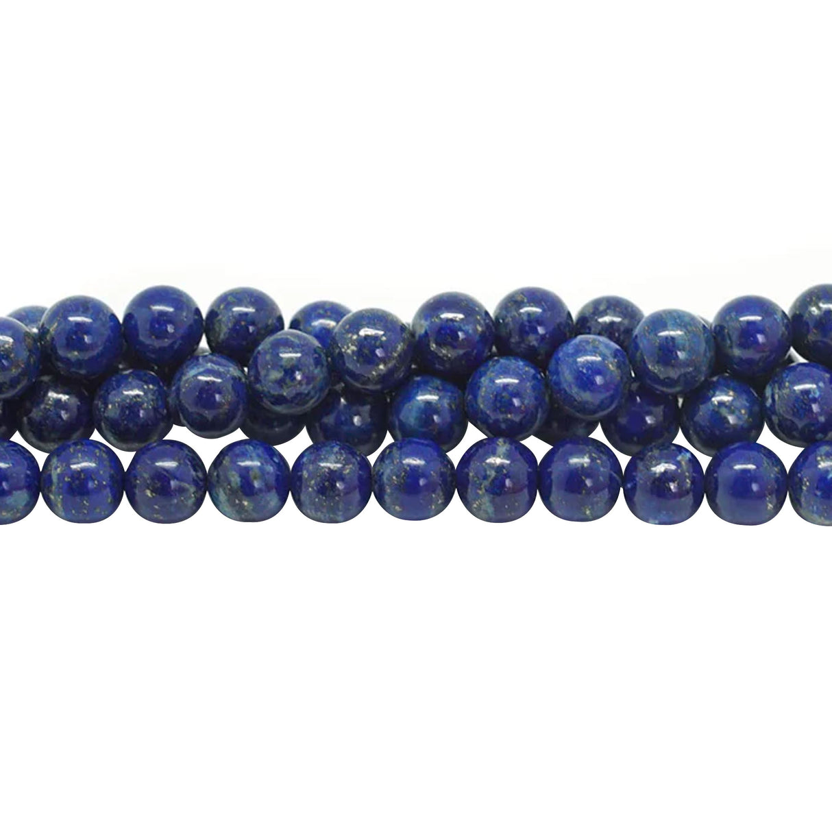 Lapis Lazuli Round Beads 8mm A Grade | Natural Gemstone Strand