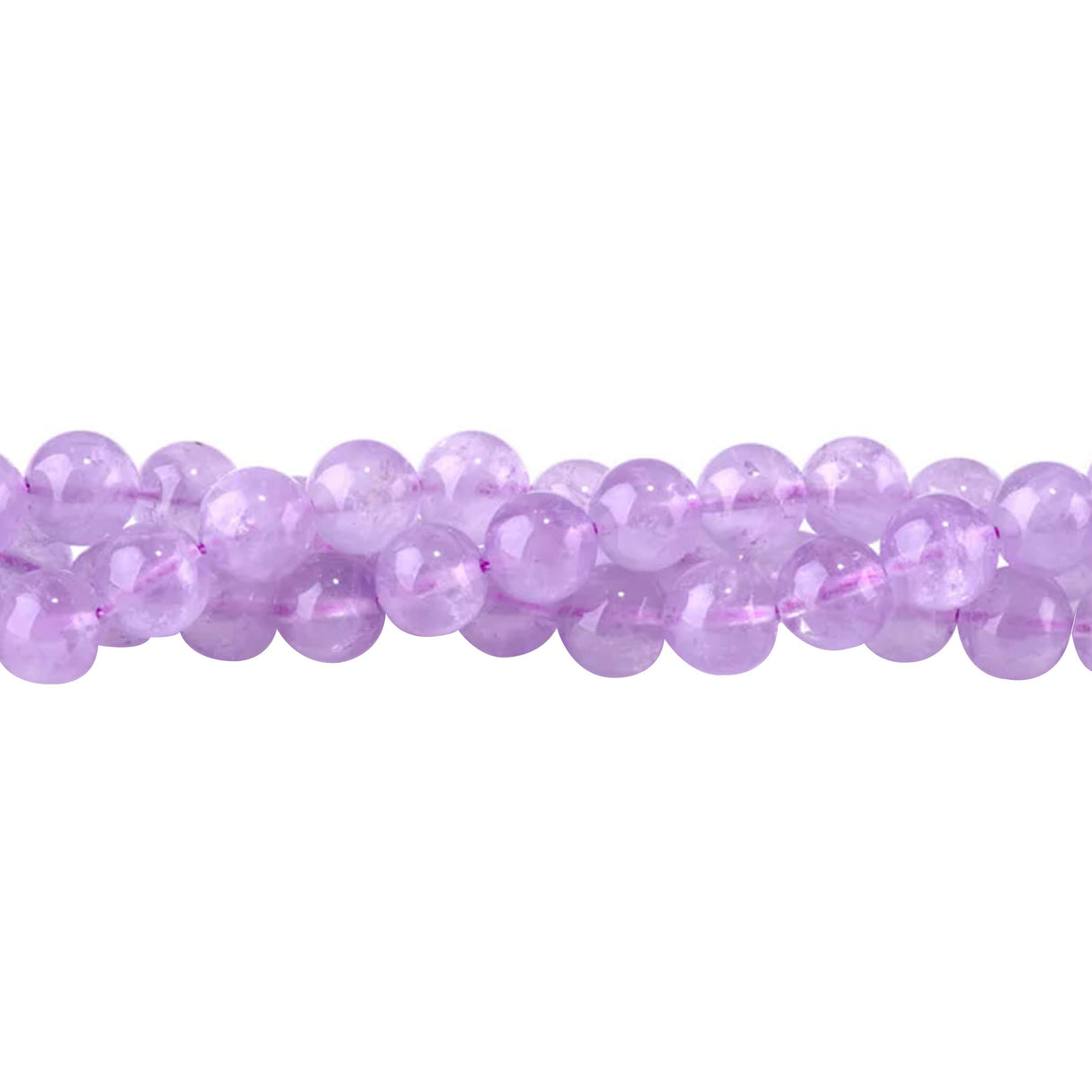 AAA Grade Lavender Amethyst Beads 10mm Round – 15" Strand