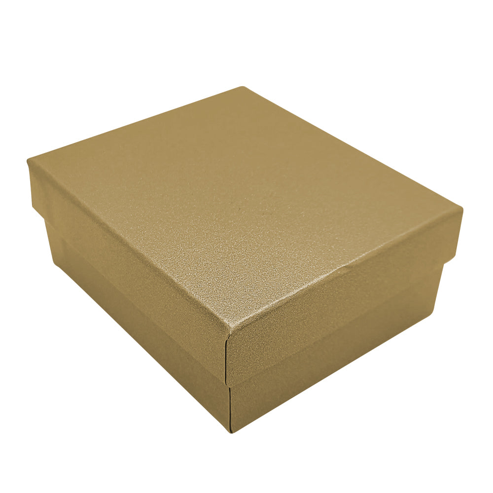 Metallic Gold Jewelry Pendant Gift Boxes