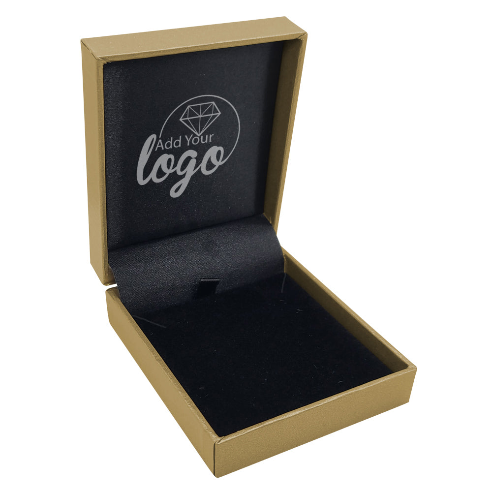 Metallic Gold Jewelry Pendant Gift Boxes