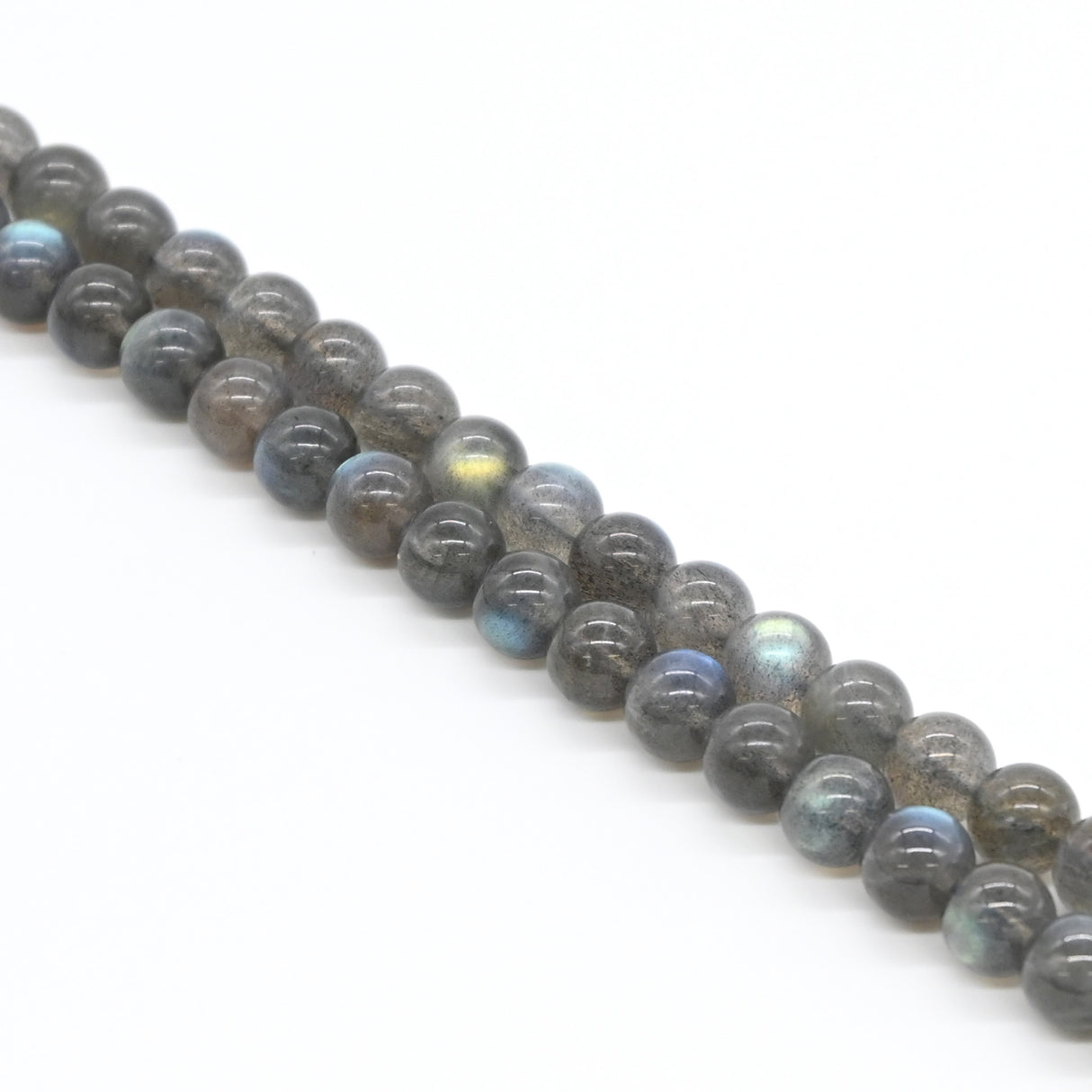 Labradorite 8mm Round Beads AAA Grade | 15-16 inch Strand