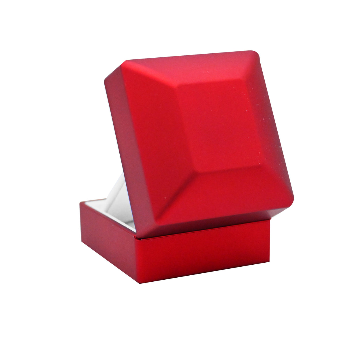 Red LED Earring Box With Velvet Earring Insert