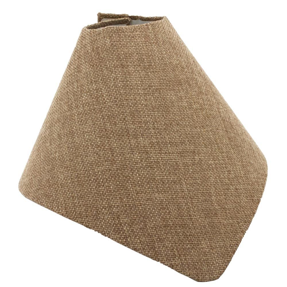 Brown Burlap Fold-able Pendant Display Bust, 4-7/8" Tall