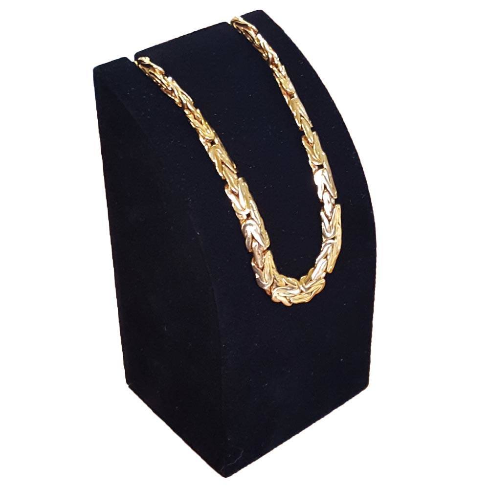 Black Velvet Jewelry Necklace Pedestal Display Stand