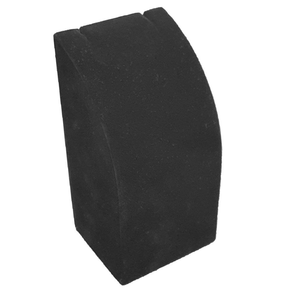 Black Velvet Jewelry Necklace Pedestal Display Stand
